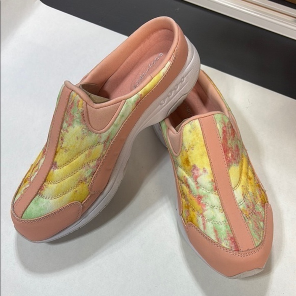 Easy Spirit Women's Traveltime588 Mule slip on multi color shoes 8 cora rose